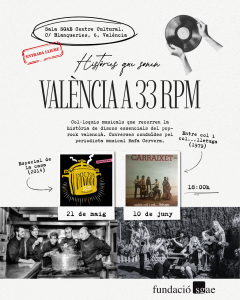 ‘Valencia a 33 rpm’ revisa el álbum ‘Especial de la casa’, de Doctor Divago